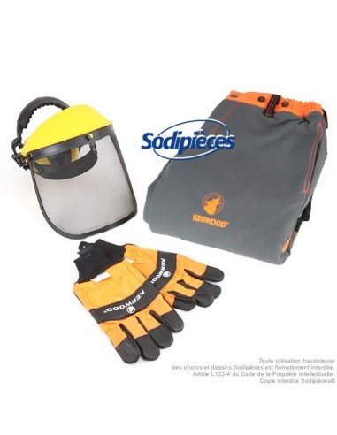 Kit 1 guide 50 cm 3/8” 1,6 mm + 2 chaînes 72m 3/8" 1,6 mm. Kerwood