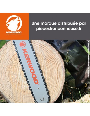 Kit 1 guide 30 cm 3/8"LP 1,3 mm + 2 chaînes 45m 3/8" LP 1,3 mm. Kerwood
