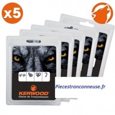 Chaîne tronçonneuse KERWOOD 72 maillons, 3/8",1,5mm par 5