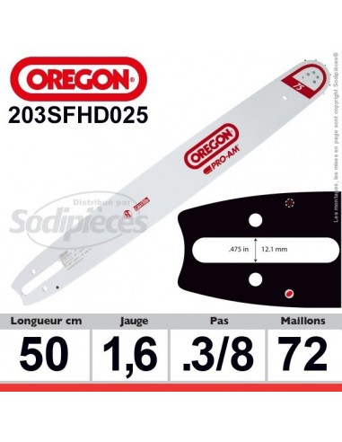 Guide OREGON 203SFHD025 Pro-Am D025.