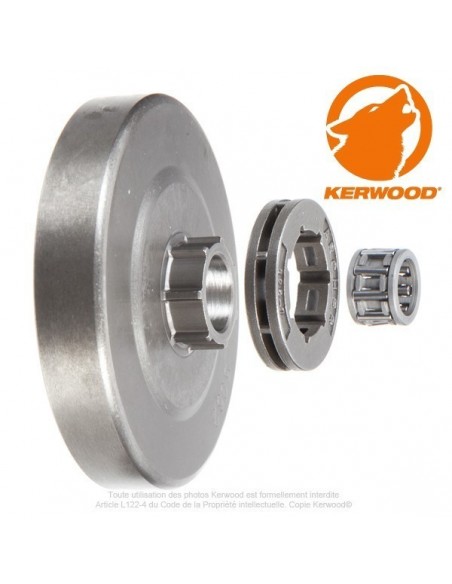 Pignon kerwood pour Echo étoile 0,325. 7 dents. "