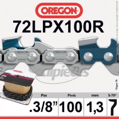 rouleau de chaîne tronçonneuse 72LPX100R OREGON Super 70. 3/8"