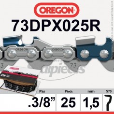 rouleau de chaîne tronçonneuse 73DPX025R OREGON S-70. 3/8. 1,5mm."