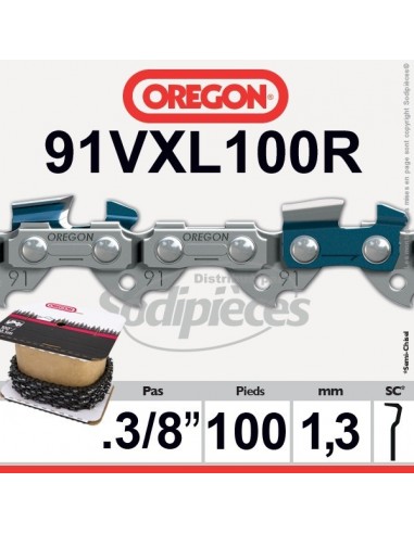 Rouleau OREGON Chaîne tronçonneuse 100 pieds 91VXL100R