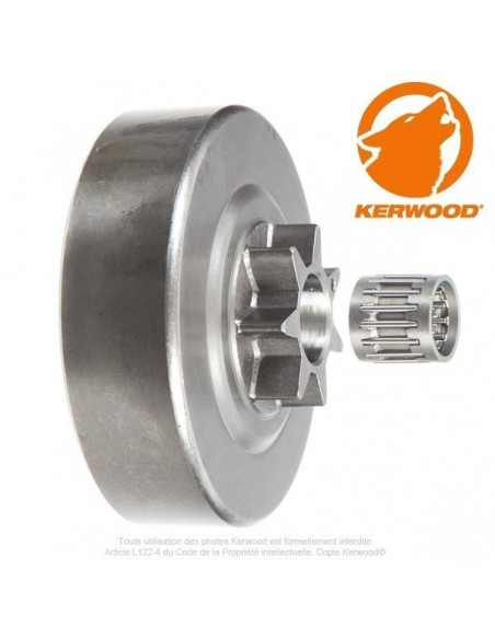 Pignon tronçonneuse STIHL étoile 3/8. 7 dents. "