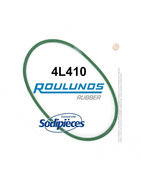 Courroie tondeuse 4L410 Roulunds Continental 12,7 x 7,2 x 1041 mm