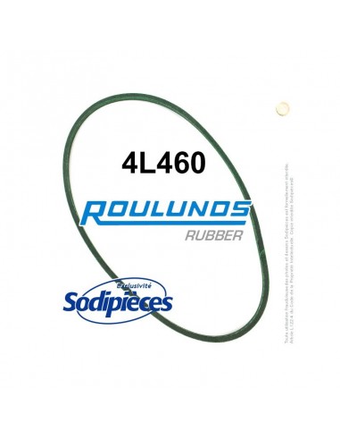 Courroie tondeuse 4L460 Roulunds Continental 12,7 x 7,2 x 1168 mm