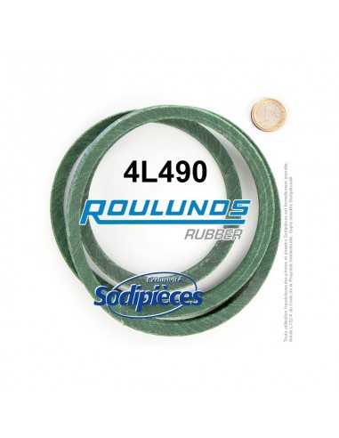 Courroie tondeuse 4L490 Roulunds Continental 12,7 x 7.2 x 1245 mm