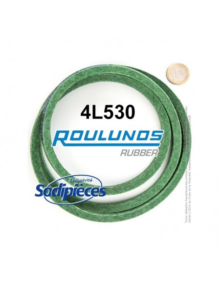 Courroie tondeuse 4L530 Roulunds Continental 12,7 x 9 x 1346 mm
