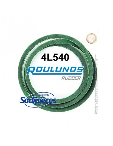 Courroie tondeuse 4L540 Roulunds Continental 12,7 x 7,2 x 1372 mm