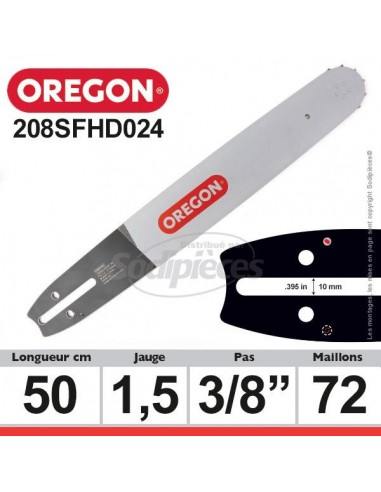Guide tronconneuseOREGON Pro Am D024. 45 cm