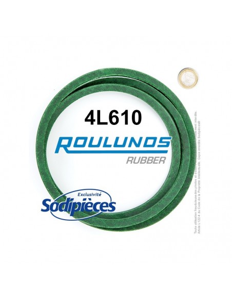 Courroie tondeuse 4L610 Roulunds Continental 12,7 x 7,2 x 1549 mm