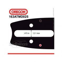 Guide tronconneuse OREGON Amateur Symétrique A318. 40 cm