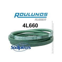 Courroie tondeuse 4L660 Roulunds Continental 12,7 x 7,2 x 1676 mm 2