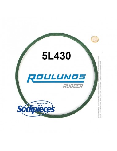 Courroie tondeuse 5L430 Roulunds Continental 15,8 x 9,5 x 1092 mm