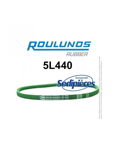 Courroie tondeuse 5L440 Roulunds Continental 15,8 x 9,5 x 1118 mm