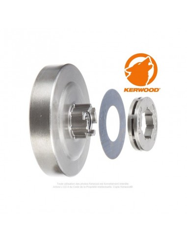 Pignon tronçonneuse kerwood pour Alpina 3/8LP. 6 dents"