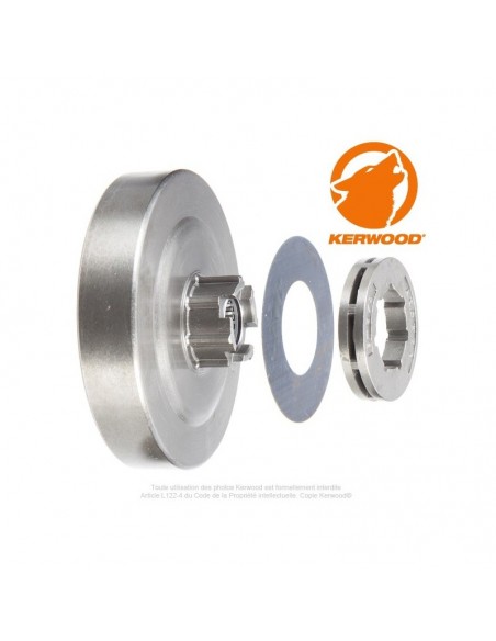 Pignon tronçonneuse kerwood pour Alpina 3/8LP. 6 dents"