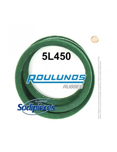 Courroie tondeuse 5L450 Roulunds Continental 15,8 x 9,5 x 1143 mm