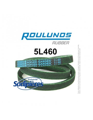 Courroie tondeuse 5L460 Roulunds Continental 15,8 x 9,5 x 1168 mm