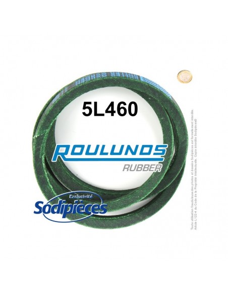 Courroie tondeuse 5L460 Roulunds Continental 15,8 x 9,5 x 1168 mm