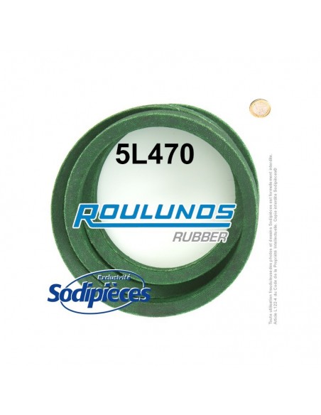 Courroie tondeuse 5L470 Roulunds Continental 15,8 x 9,5 x 1194 mm