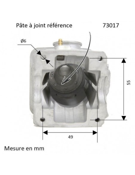 Cylindre piston tronçonneuse Stihl 023/MS230 Ø 40 mm