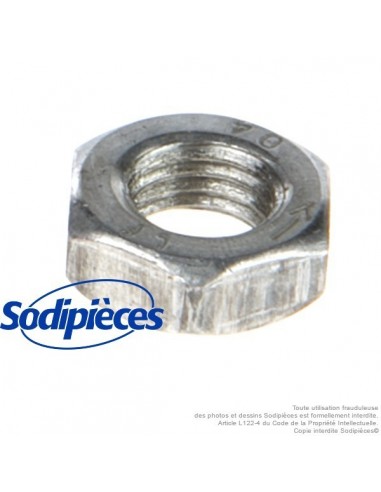 Ecrou pour embrayage pour Stihl 015, 020AV. Ecrou à six pans M8x1 gauche. 9211 260 1150