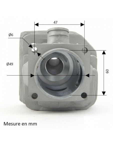 Cylindre piston tronçonneuse Shindaiwa 488 Ø 43mm