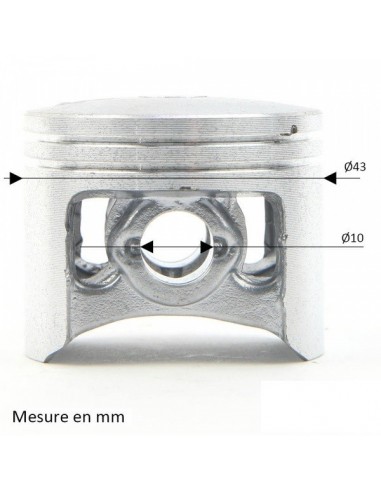 Cylindre piston tronçonneuse Shindaiwa 488 Ø 43mm