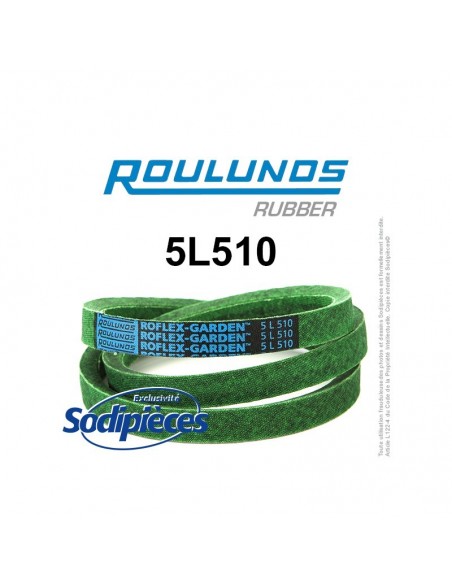 Courroie tondeuse 5L510 Roulunds Continental 15,8 x 9,5 x 1295 mm