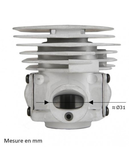 Cylindre piston tronçonneuse husqvarna 350/346XP Ø 44 mm
