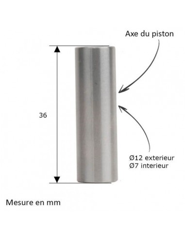Cylindre piston tronçonneuse Husqvarna 362/371/372 Ø 50 mm