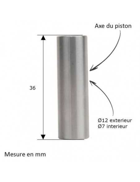 Cylindre piston tronçonneuse Husqvarna 362/371/372 Ø 50 mm