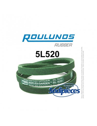 Courroie tondeuse 5L520 Roulunds Continental 15,8 x 9,5 x 1321 mm