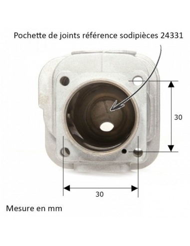 Cylindre piston Husqvarna 268/268K Ø 50mm