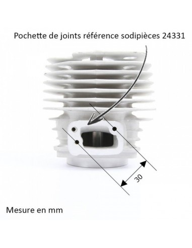 Cylindre piston Husqvarna 268/268K Ø 50mm