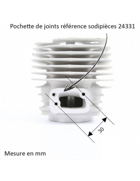 Cylindre piston Husqvarna 268/268K Ø 50mm