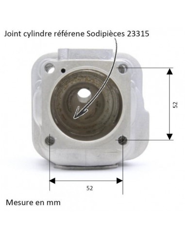 Cylindre piston tronçonneuse Husqvarna 272/272K Ø 50 mm