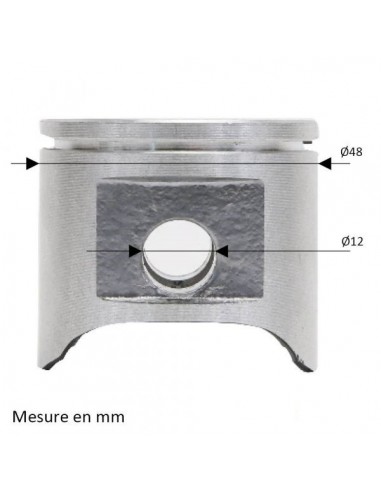 Cylindre piston pour tronçonneuse HUSQVARNA 365 Ø 48mm