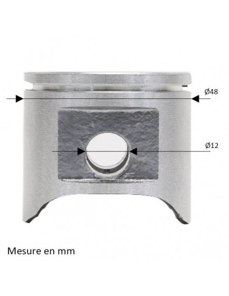 Cylindre piston pour tronçonneuse HUSQVARNA 365 Ø 48mm