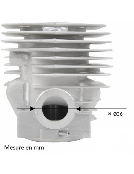 Cylindre piston tronçonneuse Husqvarna 395 XP Ø 56 mm