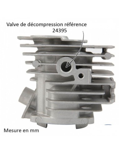 Cylindre piston tronçonneuse Husqvarna 55. Ø 45mm