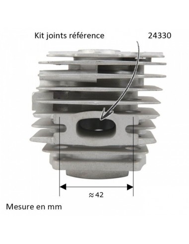 Cylindre piston tronçonneuse Husqvarna 55. Ø 45mm