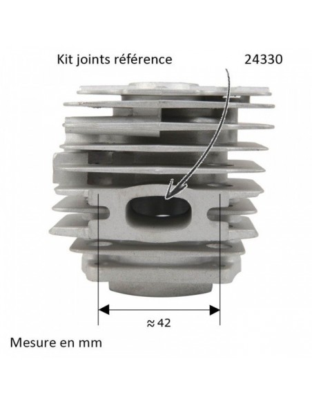 Cylindre piston tronçonneuse Husqvarna 55. Ø 45mm