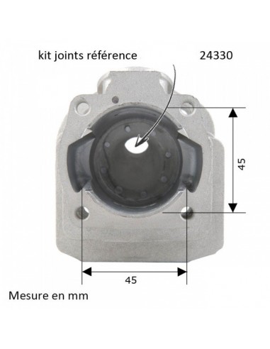 Cylindre piston tronçonneuse Husqvarna 55. Ø 45mm