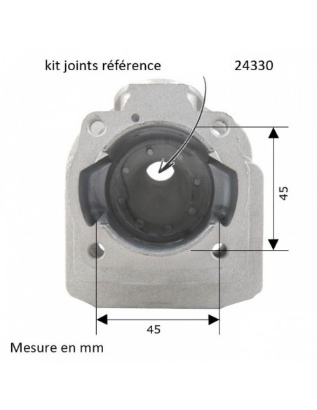 Cylindre piston tronçonneuse Husqvarna 55. Ø 45mm