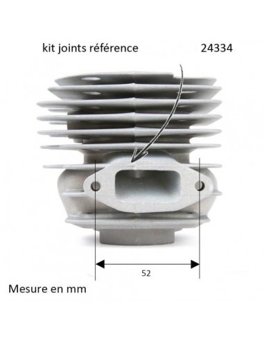 Cylindre piston Tronçonneuse HUSQVARNA 50 - 51
