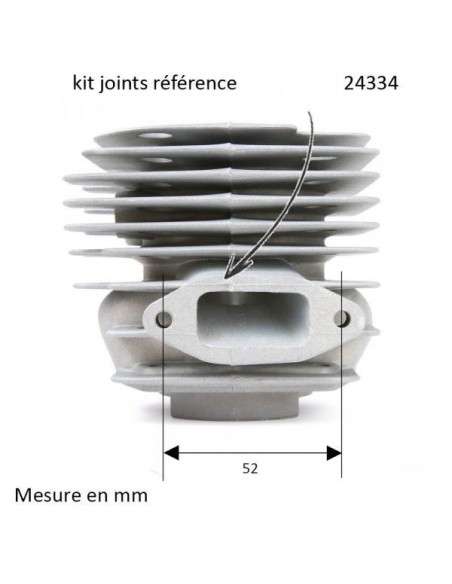 Cylindre piston Tronçonneuse HUSQVARNA 50 - 51