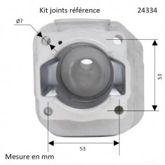 Cylindre piston tronçonneuse Husqvarna 61 Ø 48mm 2